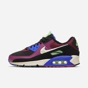 Sneakers Nike Air Max 90 Premium Violet 3248-690 Cactus Flower/Black/Dark Beetroot/Fossil Femme | QTU-31861134